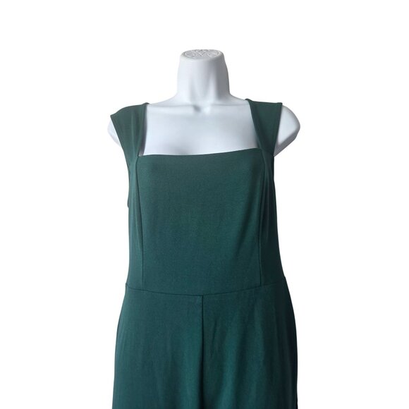 Lulus Enticing Endeavors Emerald Green Jumpsuit Large - Picture 6 of 11